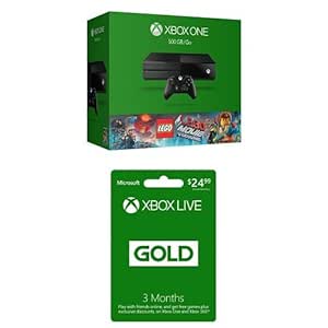 Microsoft Xbox One 500GB - The LEGO Movie Bundle + 3 Month Live