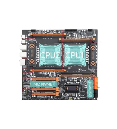 CJDARUJHC X99 F8D Dual LGA 2011-3 Motherboard Combo Kit