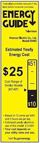 Hisense 65H6D 65" 4K UHD Smart LED TV Renewed