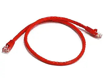 Monoprice 103424 Cat6 Red Ethernet Cable 2ft