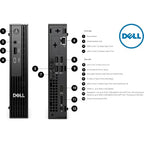 Dell Pro Micro QCM1250 Compact Business Mini Desktop