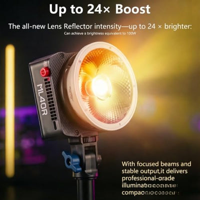 GODOX 40W Bi-Color COB Rechargeable Magnetic Video Light