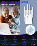 Eboous Long-Range WiFi Extender Signal Booster and Repeater