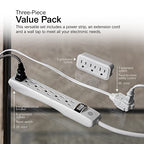 GE 52203 3-Outlet Extender Wall Tap Adapter