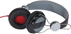 RCA HP5042 Ampz On-Ear Headphones, Black/White