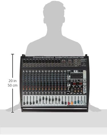 Behringer PMP6000 20-Channel 1600W Powered Mixer
