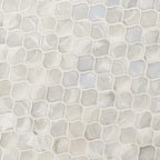 MSI Pearla Arabesque Glass Mosaic Tile Sample