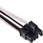 Corsair CP-8920248 Premium Sleeved PCIe Cables - White/Black