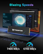 Acer BL.9BWWR.104 Predator GM7000 512GB PCIe Gen4 Gaming SSD