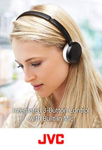 JVC HAS20BTA Flats Wireless On-Ear Headphones - Blue