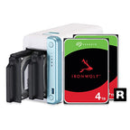 QNAP TS-251D-4G-24R-US 2 Bay NAS 4TB RAID 1 IronWolf Drives