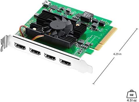 Blackmagic Design BDLKDVQDHDMI4K DeckLink Quad HDMI Capture Card