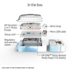 HP Sprocket 2-in-1 Portable Photo Printer Camera