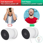 UYODM 50ft Weatherproof Power Cable for Nest Cam Battery