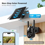 GLEEMALL 4G LTE Solar Cellular Security Camera (2-Pack)