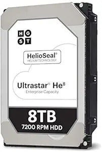 Hitachi 0F23668 Ultrastar He8 8TB SATA 7.2K RPM HDD