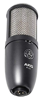 AKG P420+PRO-M50 Studio Condenser Microphone with Rockville Headphones Bundle