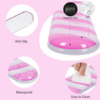 L-SPOUTTO Pink Gel Wrist Rest Set for Keyboard and Mouse