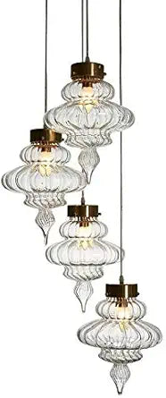 Misc 4 Pendant Glass Hanging Lamp