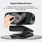 DDYYDS 1080p Full HD Webcam with Built-in Microphone