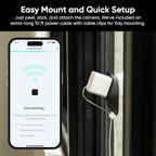 WYZE Window Cam Wedge Mount, Fixed 20-Degree Glare-Reducing Tilt