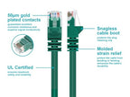 Monoprice 102140 Cat5e Ethernet Cable - 7ft, Green