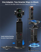 OMOTON Magnetic 2-in-1 Phone and Action Camera Tripod
