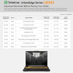 Smatree UrbanEdge Protective Sleeve for ASUS TUF Gaming F15/A15
