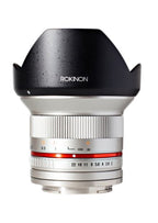 Rokinon RK12M-FX-SIL 12mm F2.0 Ultra Wide Fujifilm Lens