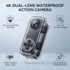 Yoidesu 4K Dual-Lens Waterproof Action Camera