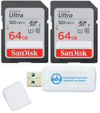SanDisk SDSDUNR-064G-GN6IN Ultra 64GB SD Card - 2 Pack