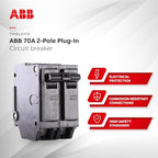 GE ENERGY INDUSTRIAL SOLUTIONS THQL2170 70A Breaker