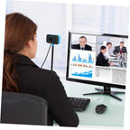 Ipetboom USB Webcam with Flexible Gooseneck and Built-In Microphone