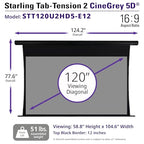 Elite Screens R180DHD5 CineGrey 5D 180