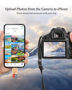 DESOFICON MFi Lightning Micro SD Card Reader for iPhone and iPad