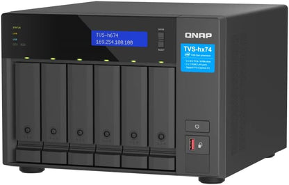 QNAP TVS-h674-i5 High-Speed Desktop NAS - Diskless
