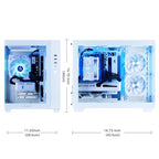 MLOONG Ryzen 5 5500 RTX 5060 Gaming Desktop PC