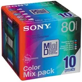 Sony 10MDW80CRXK Minidisc 80 (74min) 10-Pack — main product image