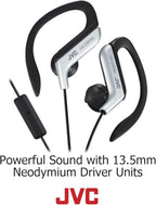 JVC HAEBR80R Sports Clip Headphones Red