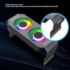 Haofy 50mm Dual-Fan ARGB RAM Cooler
