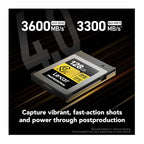 Lexar Professional Gold 128GB CFexpress 4.0 Type B Card