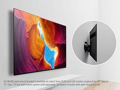 Sony X950H 55-Inch 4K Ultra HD Smart LED TV with Wall Mount