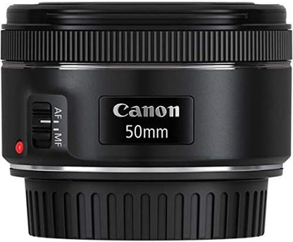 Canon EF 50mm f/1.8 STM Portrait & Travel Lens Kit Renewed