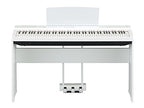 Yamaha AUS-P125WH-COMBO-PRO P-125 Digital Piano White Bundle