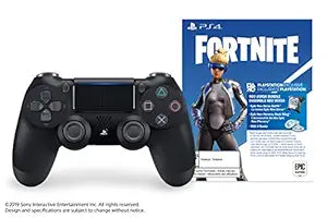 Sony 711719532965 Dualshock 4 Fortnite Jet Black Controller PS4