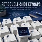 RK ROYAL KLUDGE R104 Full-Size Gasket-Mount Mechanical Keyboard