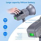 Neewer 10089540 VISION5 400Ws TTL Flash Strobe Canon