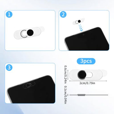 QFGasre Slide-Type Smartphone Camera Privacy Covers