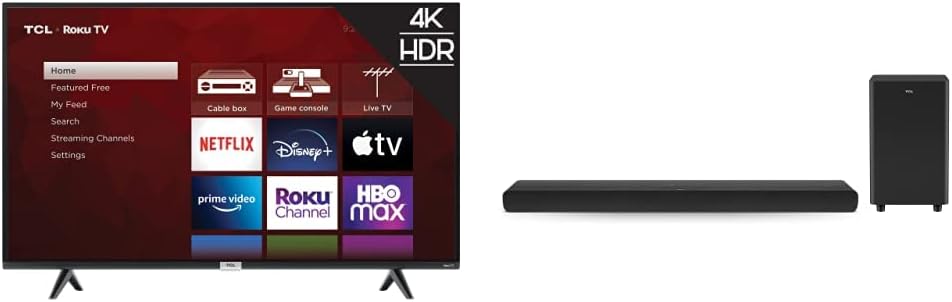 TCL 43S435 43-Inch 4K UHD Roku Smart LED TV
