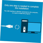 Luxshiny Flexible USB Webcam with Built-In Microphone